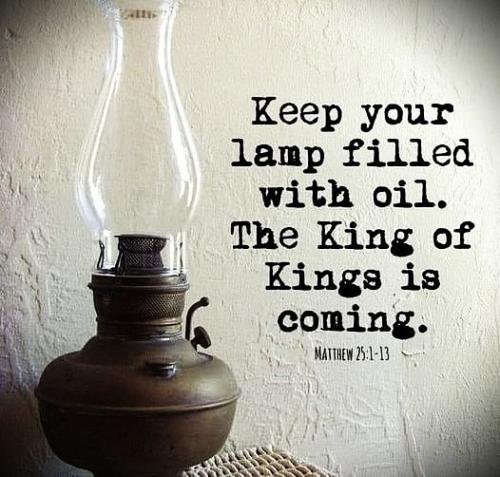 051326 - Lamp filled; Matt 25 1-13