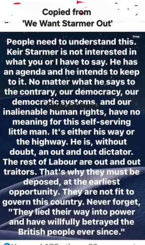 Starmer intentions