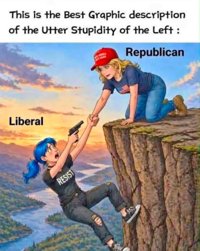 the left