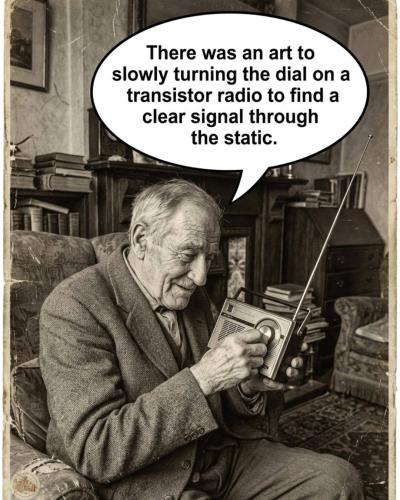 a radio f