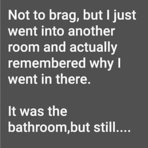 a bathroom f