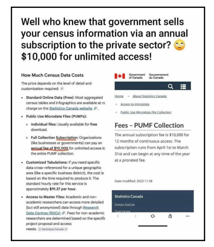 sells your data