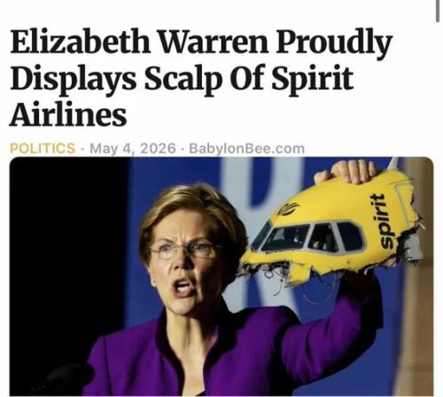 warren-shows-scalp-spirit-airlines