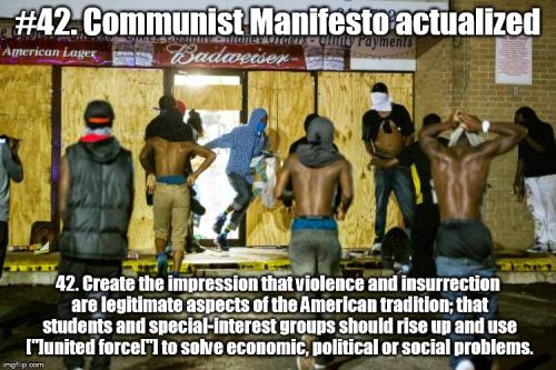 communist manifesto #42 violence