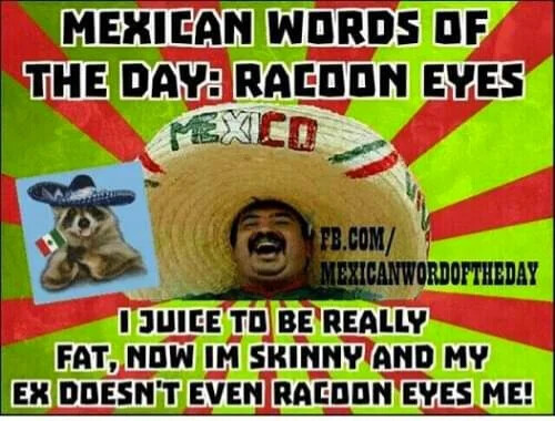 racoon-eyes