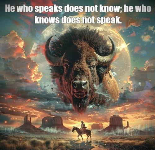 052126 - He who speaks does not know