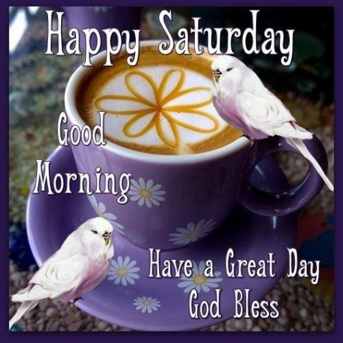 050926 - Happy Saturday - Purple cup & doves
