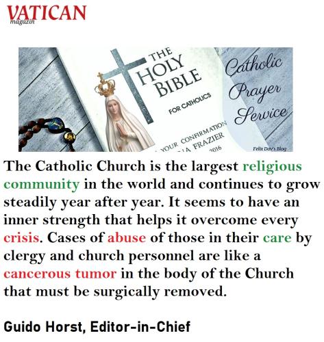 Vatican Magazine May 15, ,2026