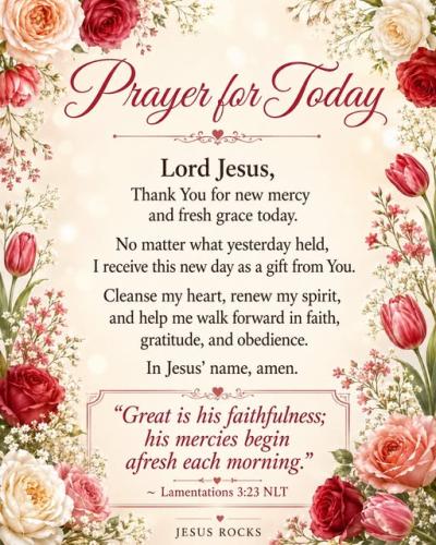 052326 - Mercies fresh each morning, Lam3-23