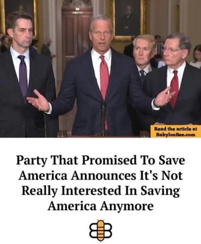 party-promised-save-america