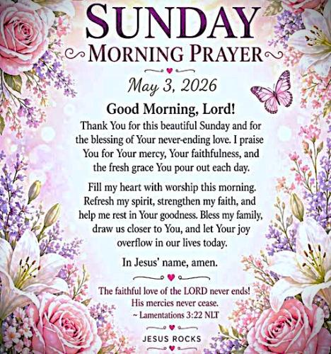 050326 - Sunday Morning Prayer
