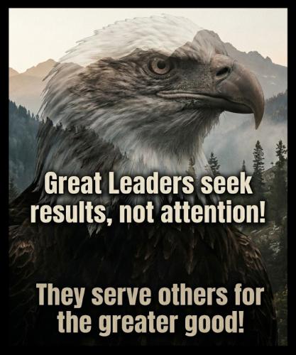 1-Leaders Seek Results Not Attention