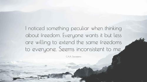 7586644-C-A-A-Savastano-Quote-I-noticed-something-peculiar-when-thinking