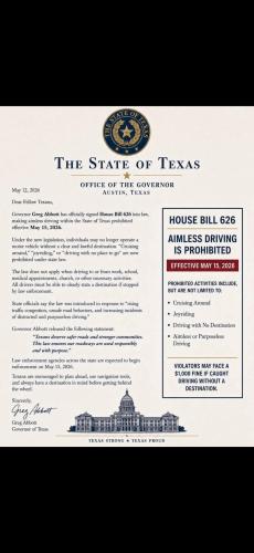 New Texas Law