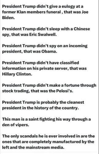 TRUMP DIDN'T