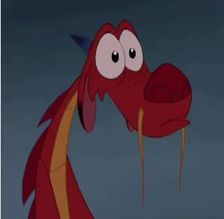 SAD DRAGON RED