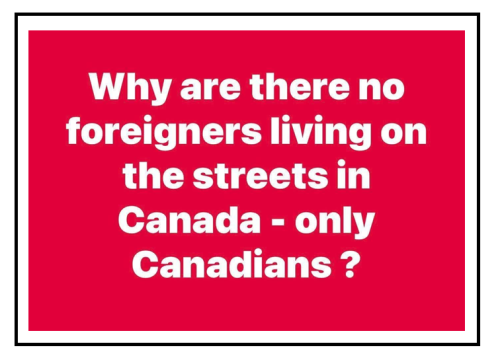 living on the streets