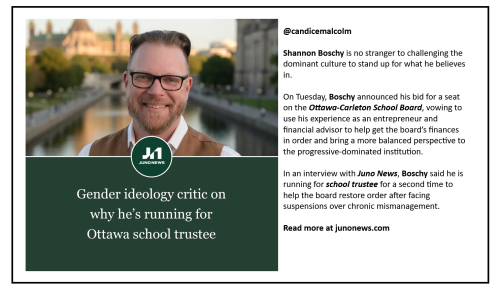 running for school board