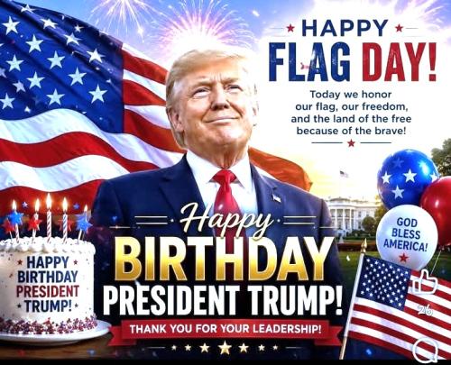Happy Birthday President TRUMP