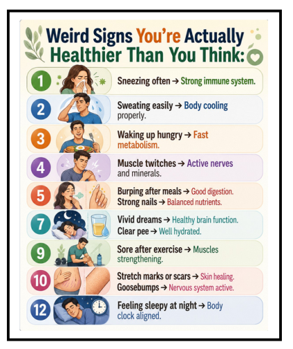 you are healthy