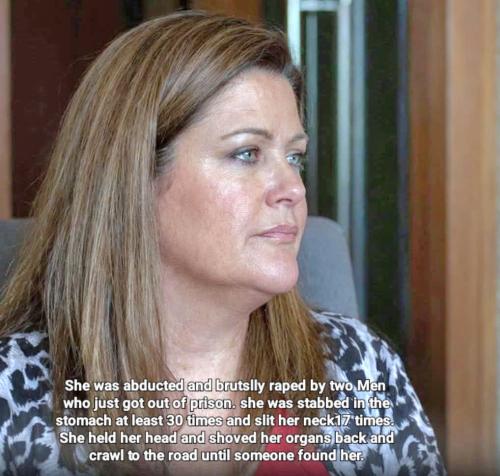 She survived 30+ stabbing in stomach and 17 slit on her neck
