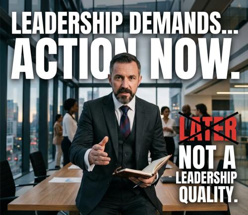1-Leader Action Now - Not Later