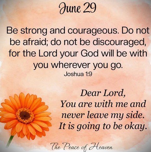 062926 - Be strong & courageous, Josh 1-9