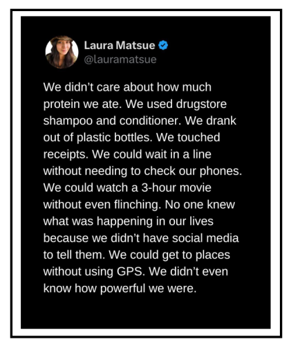 we didnt care