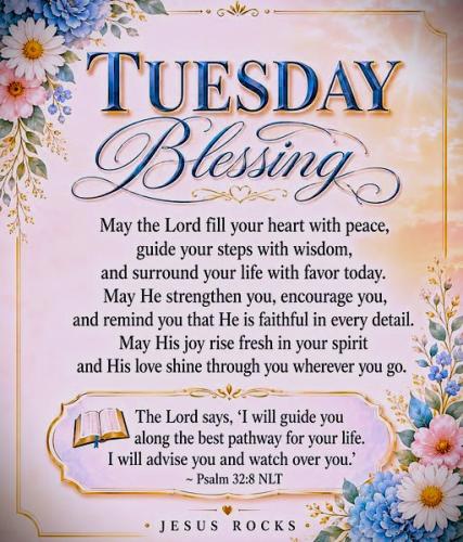 063026 - Tues blessing, Best pathway, Psa 32-8