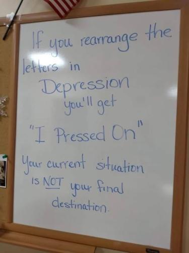 depression I pressed on