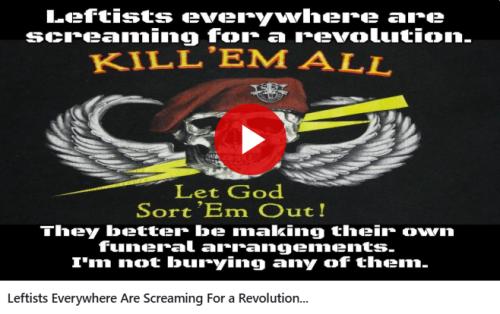 Leftists screaming for a revolution screenshot