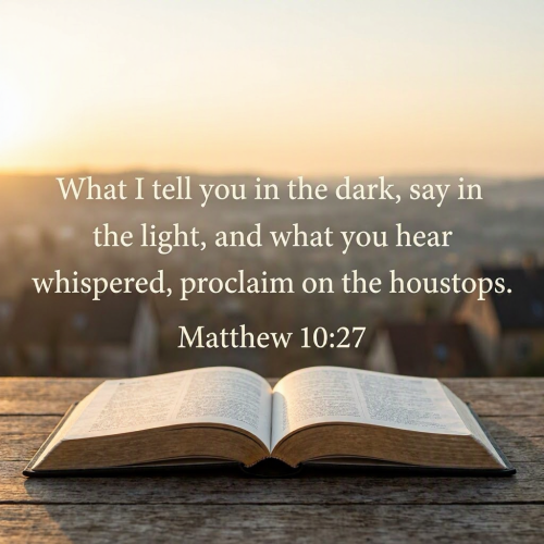 Matthew 10 27 2026