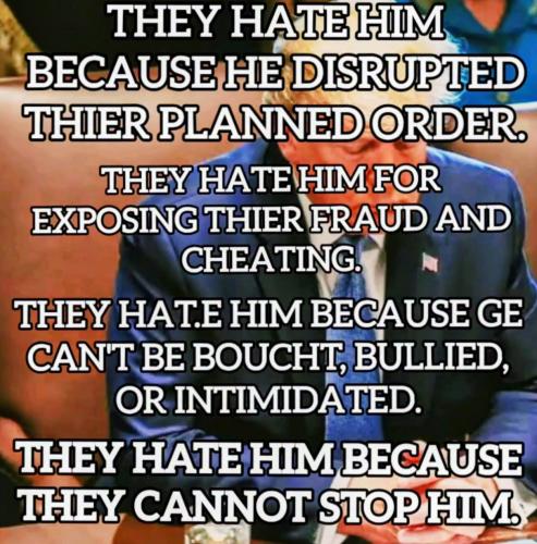 a hate trump f