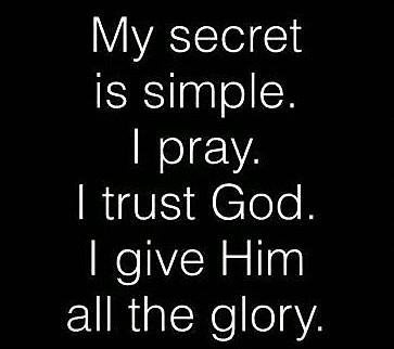 063026 -Simple secret, Give God Glory
