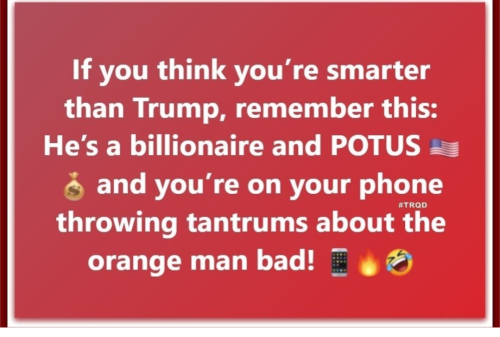 Not smarter than Trump