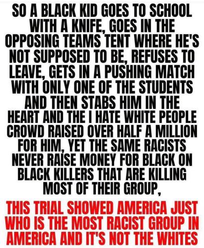 a racist f