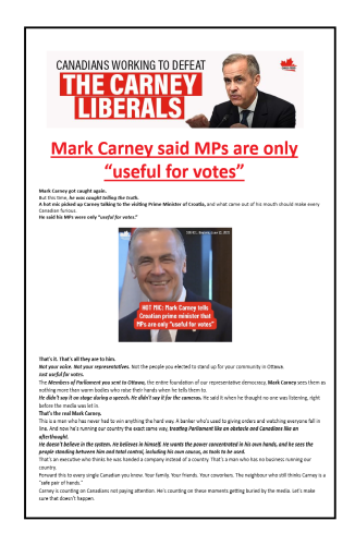 usless for votes