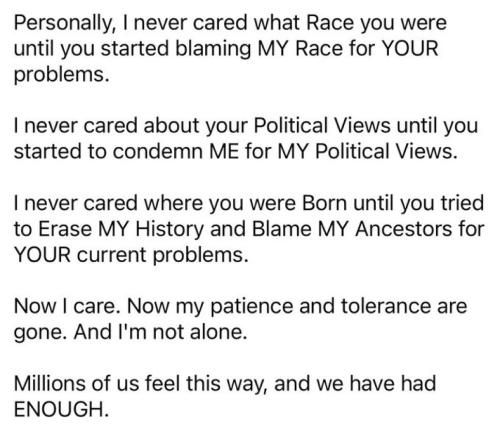 Your_race_are_assholes_we_are_fed_up_America