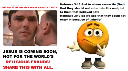 Jesus is coming soon.