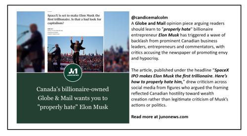 globe and mail hate elon