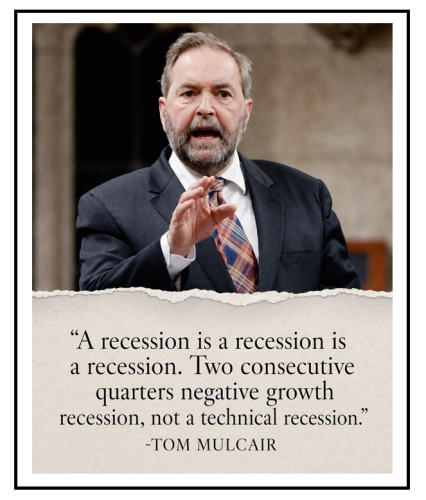 a recession