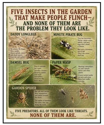 five insects