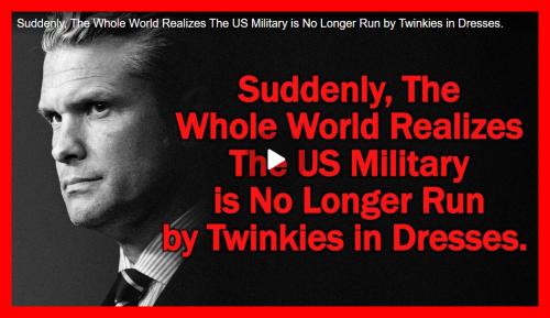 Pete Hegseth twinkies in dresses screenshot
