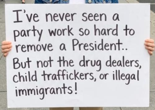Funny how they never protested child tr-ffickers. Just the one guy who actually arrests them.
