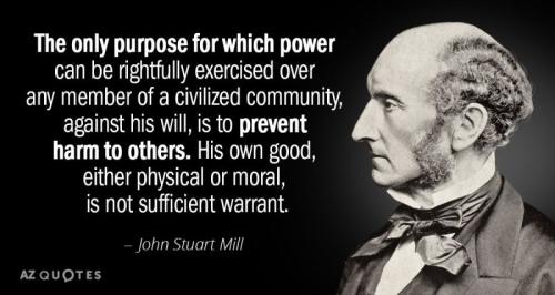 john stuart mill power only purpose