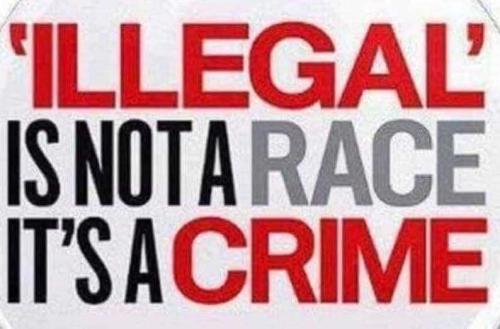 not a race its a crime