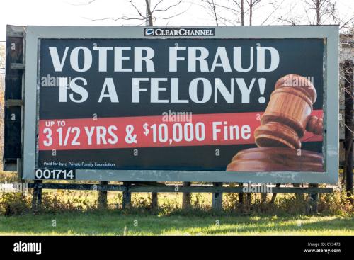 VOTER fraud-is-a-felony