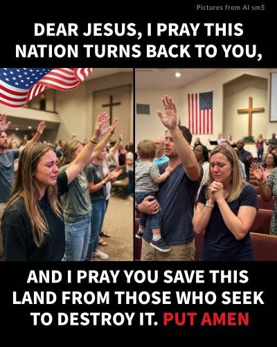 a land pray f