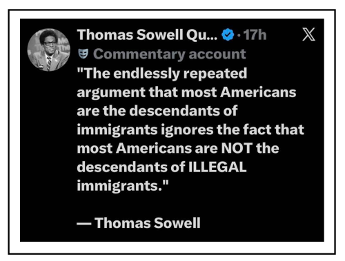 sowell speaks