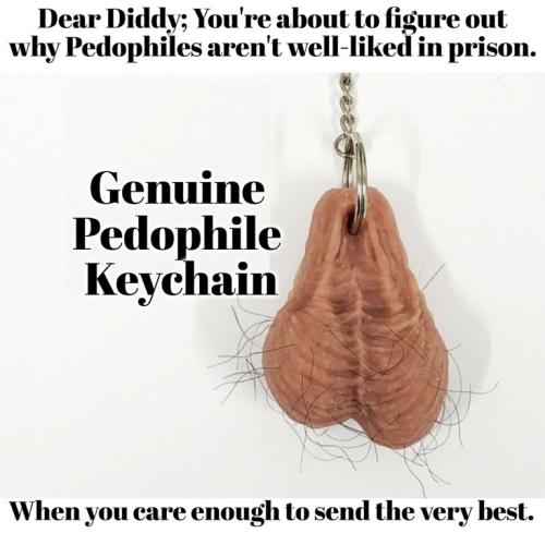 Dear diddy pedophile keychain.768px
